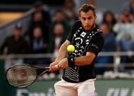 Hugo Gaston pictured at the 2022 French Open - Day Seven.